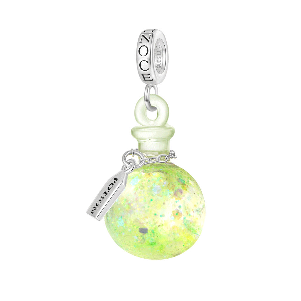 Gnoce Wicked Glow-in-the-Dark Magic Potion Pendant Dangle Charm_1