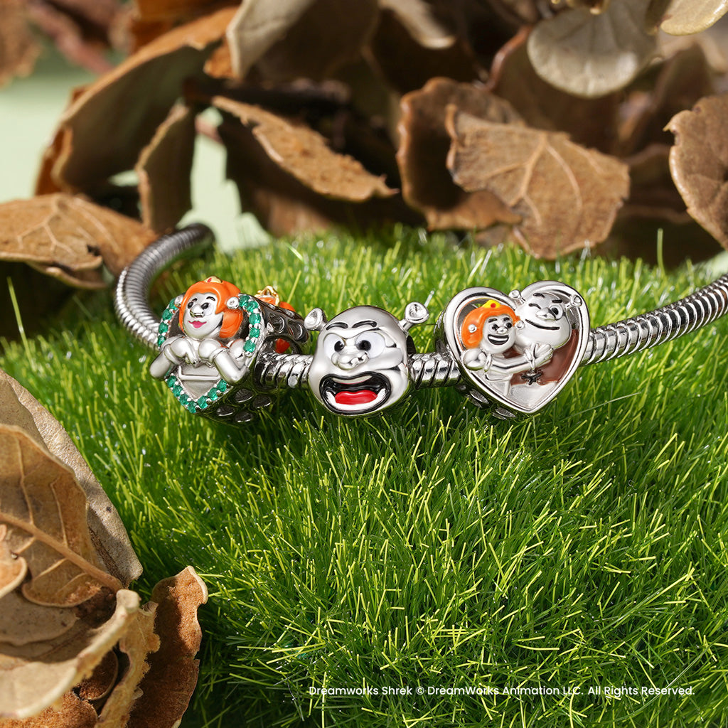 Gnoce Shrek Princess Fiona Ogre or Human Double-Sided Charm_3