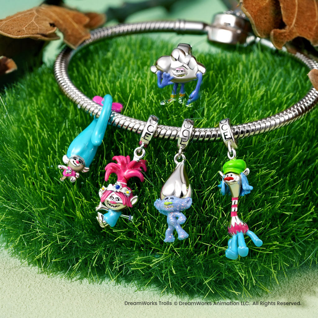 Gnoce Trolls Dancing Poppy Pendant Dangle Charm_3