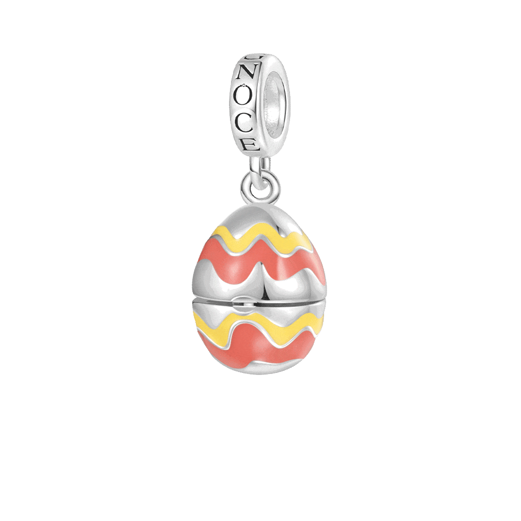 Gnoce Openable Easter Egg-Pocket Bear Pendant Dangle Charm_1