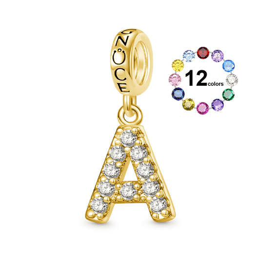 Gnoce Initial Birthstone Charm_1