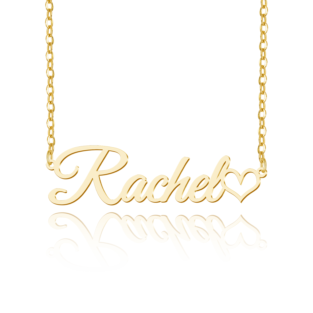 Gnoce Personality Sterling Silver Name Necklace_3