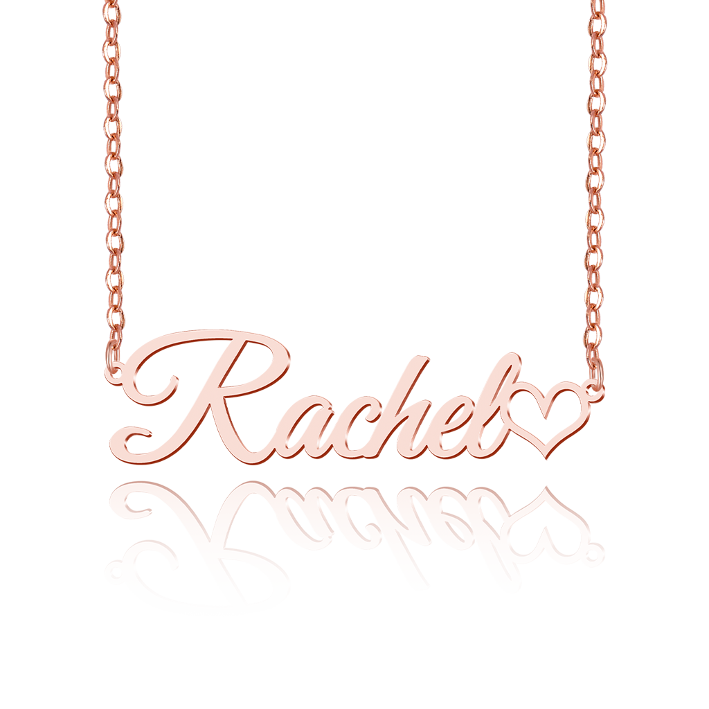 Gnoce Personality Sterling Silver Name Necklace_2