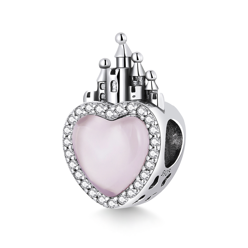 Gnoce Pink Love Castle Charm_1