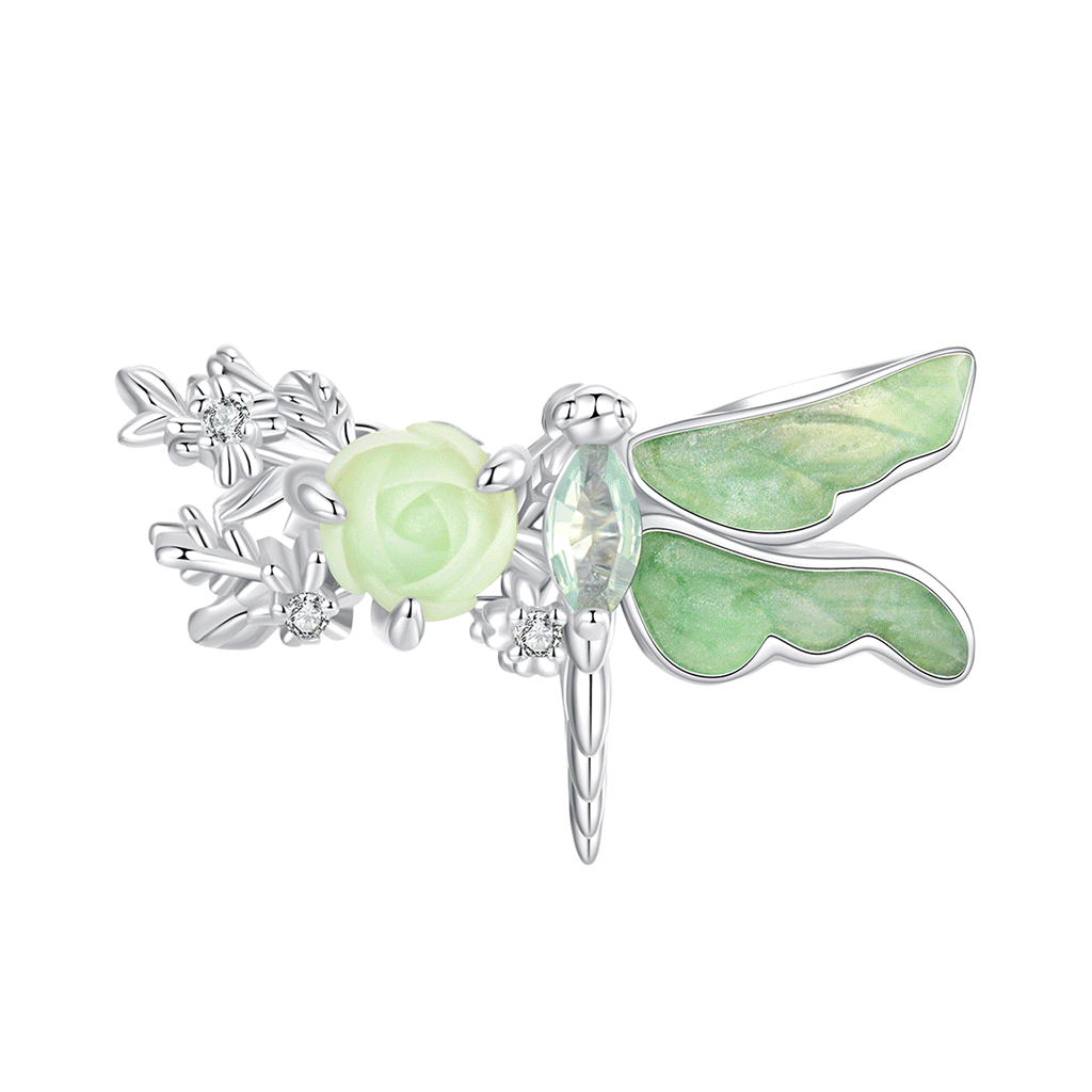 Gnoce Spring Green Dragonfly Charm_1