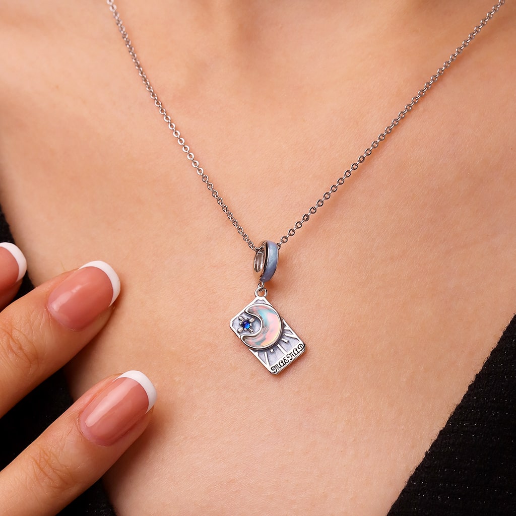 Gnoce High Priestess Tarot Pendant Dangle Charm_5