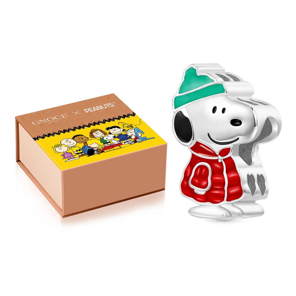 Gnoce Peanuts Snoopy Warm Winter Wishes Charm_2