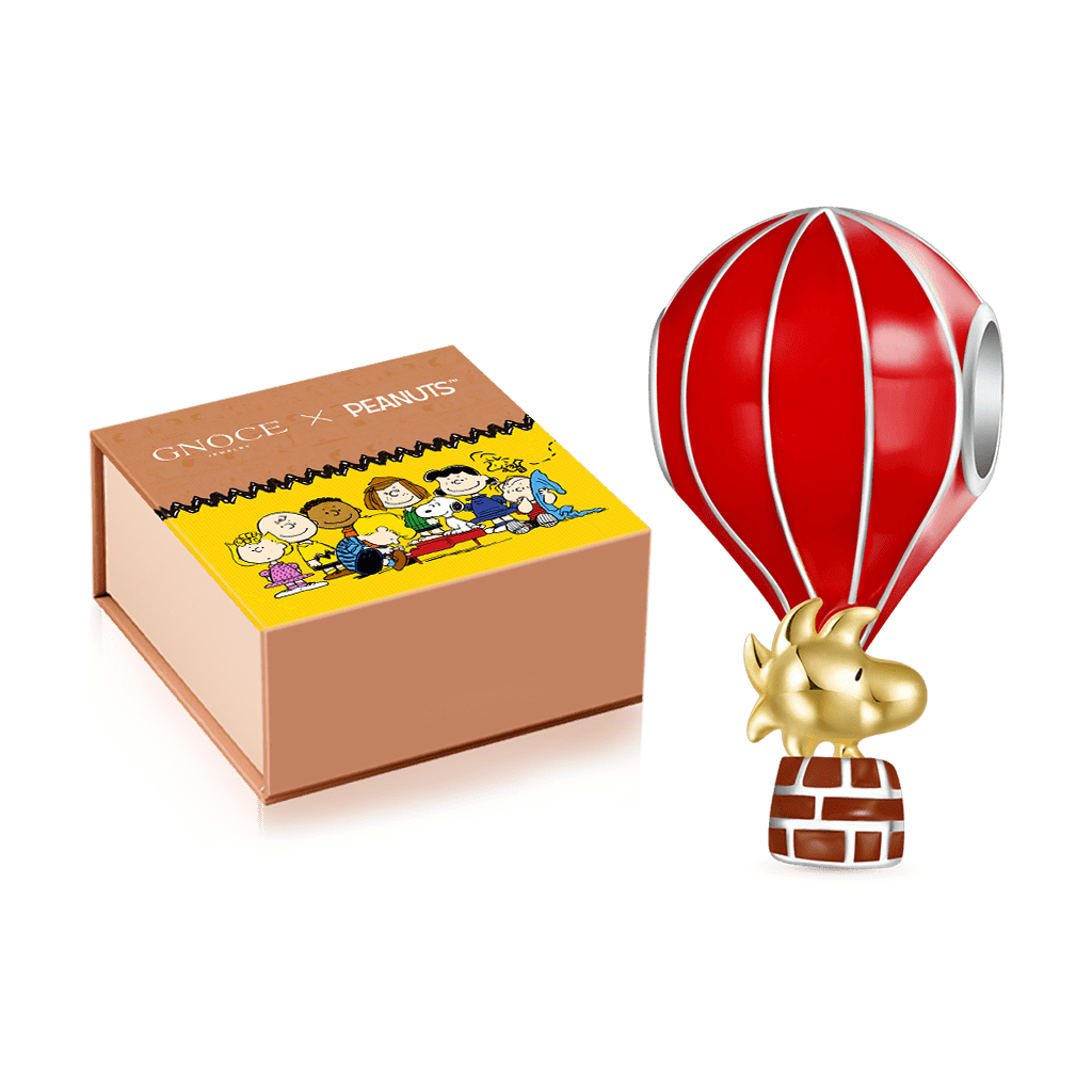 Gnoce Peanuts Woodstock Hot Air Balloon Ride Charm_2