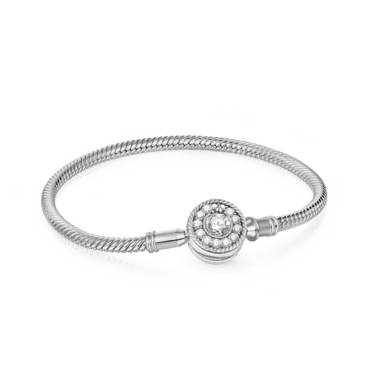 Gnoce Classic Design Bracelet Platinum-plated Silver Blend_1