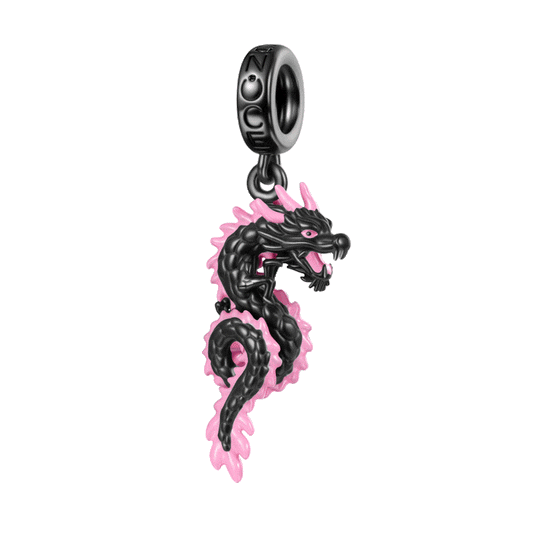 Gnoce Glow-in-the-Dark Black Dragon Pendant Dangle Charm_1