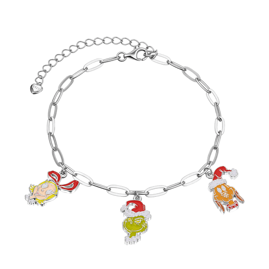 Gnoce Grinch Cindy-Lou & Max Chain Bracelet_1