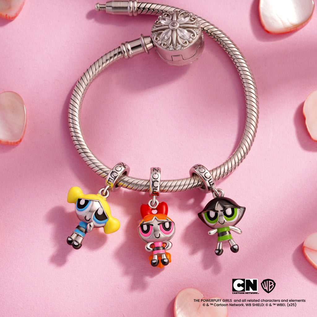 Gnoce The Powerpuff Girls Bubbles Pendant Dangle Charm_3