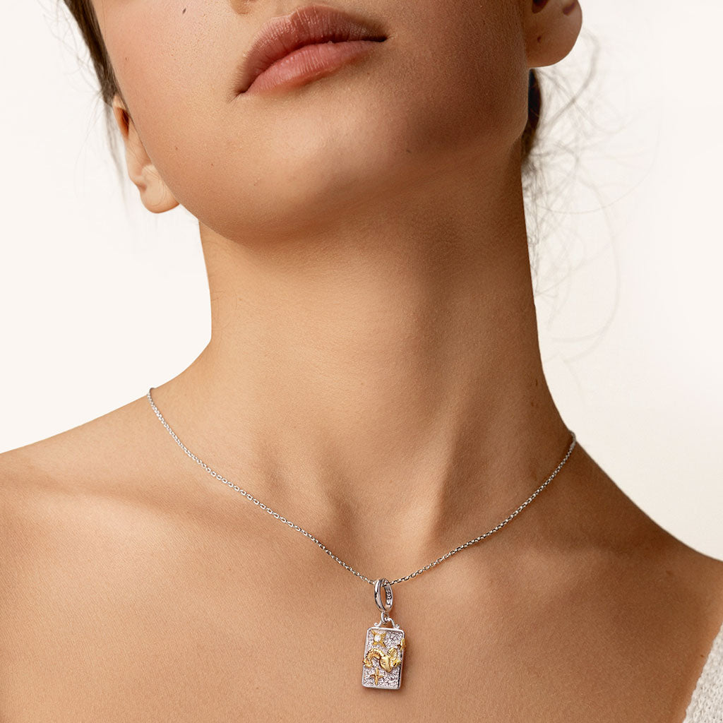 Gnoce Constellation Aries Pendant Dangle Charm_4