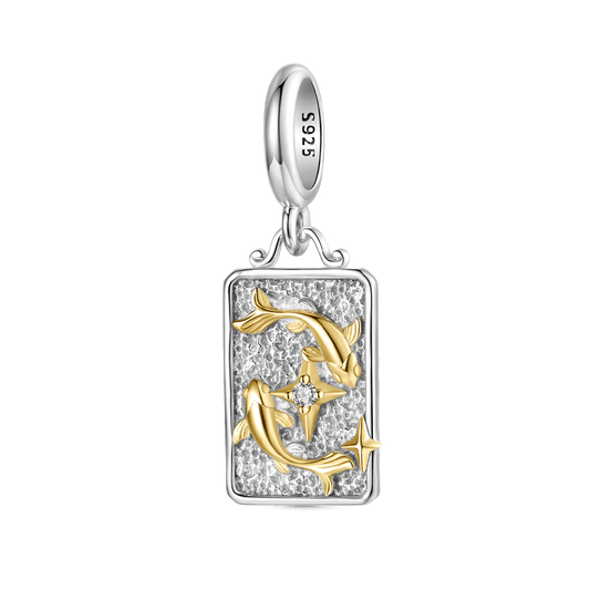 Gnoce Constellation Pisces Pendant Dangle Charm_1