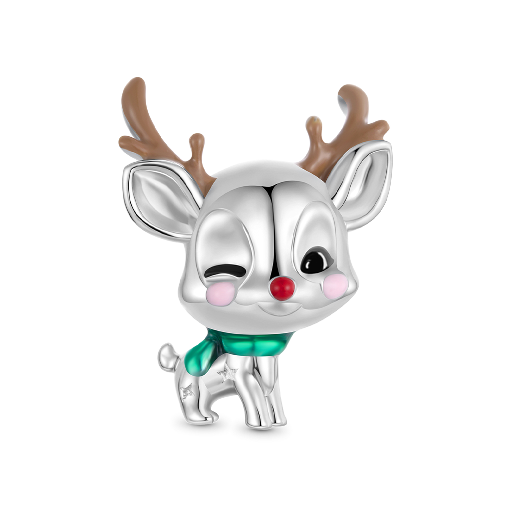 Gnoce Cute Christmas Elk Charm_1