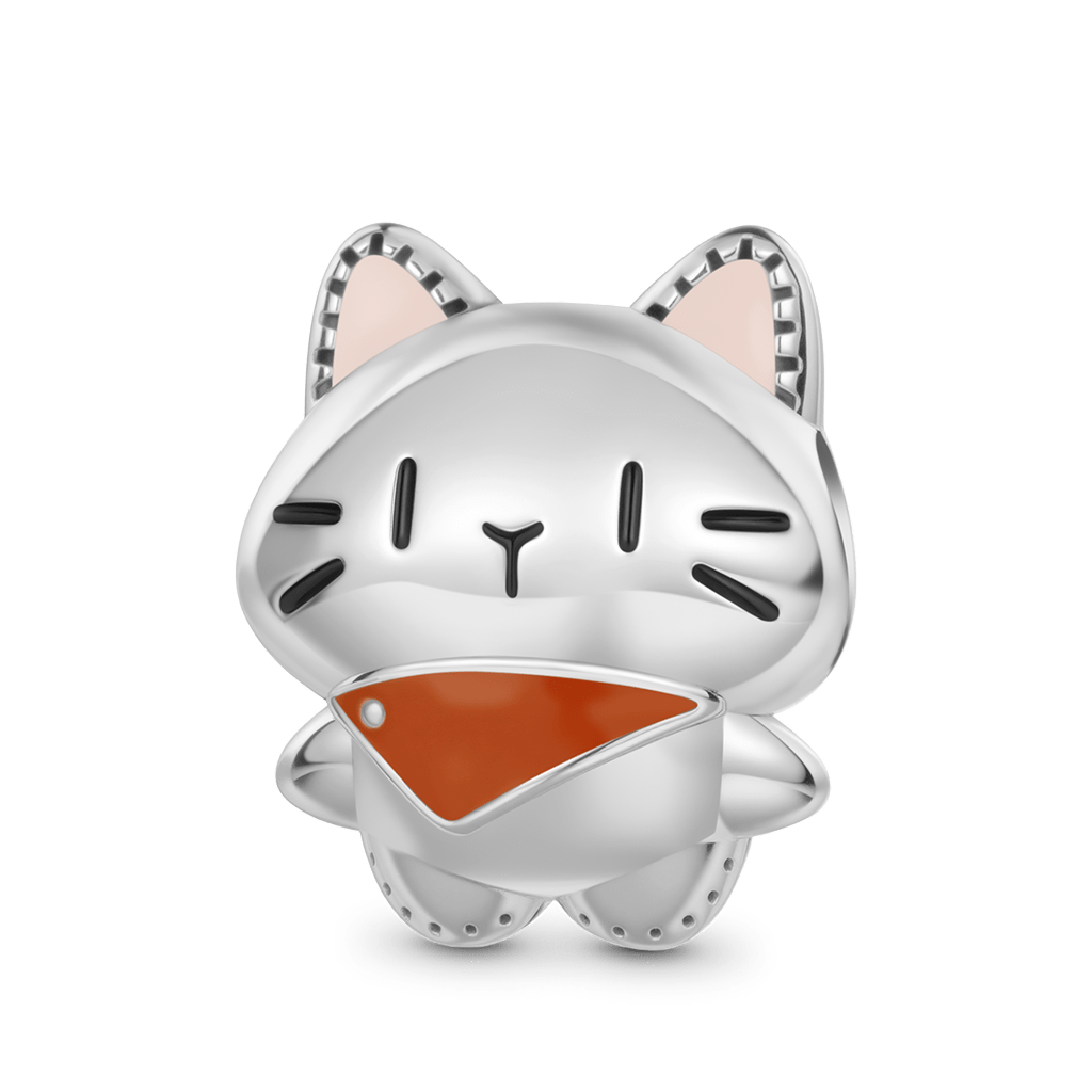 Gnoce Cat Wearing Bib Charm_1