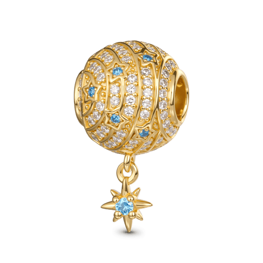 Gnoce Sparkling Starry Night with Star Dangle Charm_1