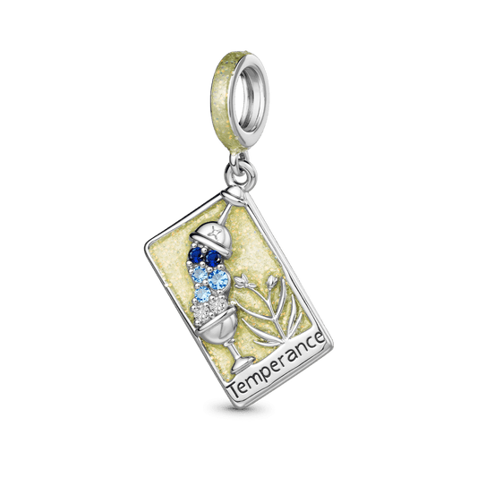 Gnoce Tarot Temperance Card Glow-in-the-Dark Pendant Dangle Charm_1