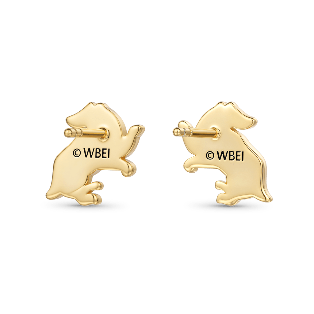 Gnoce Harry Potter Hufflepuff Badger Stud Earrings_4