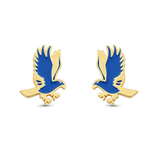 Gnoce Harry Potter Ravenclaw Eagle Stud Earrings_1