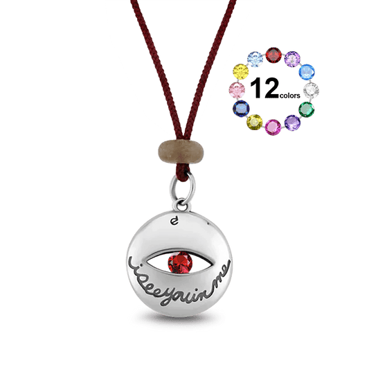 Gnoce "I See You In Me" Evil Eye Wishball Necklace_1