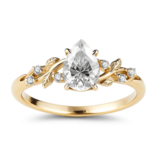 Gnoce Leaf Pear-cut Engagement Ring_1
