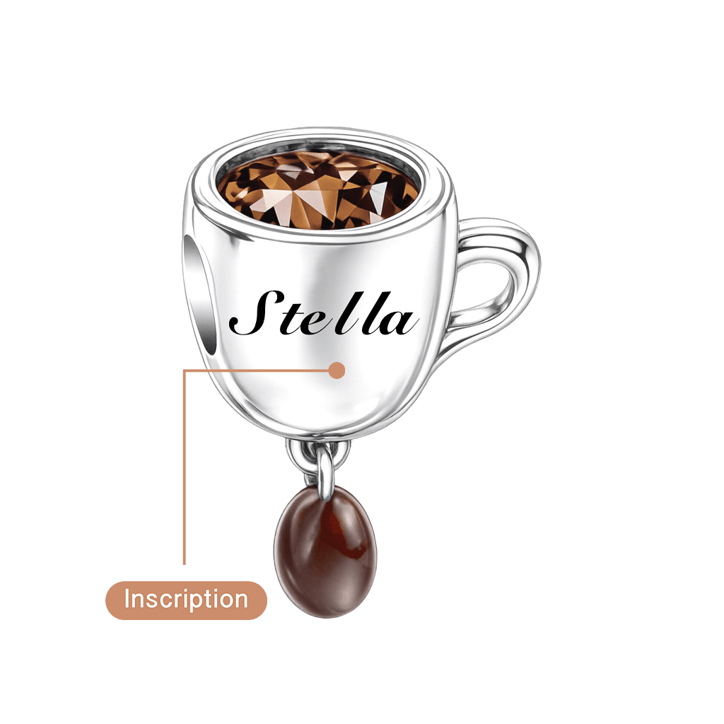Gnoce Mother's Day Coffee Cup Engravable Charm_5