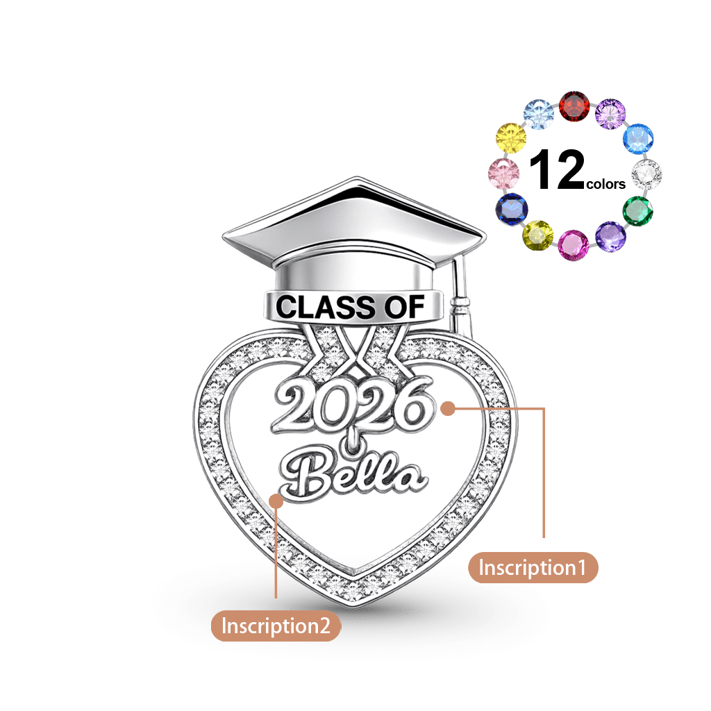 Gnoce Graduation Season Customized Birthstone Charm_1