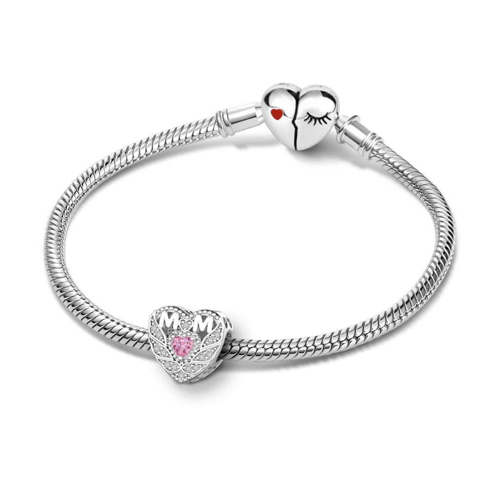 Gnoce Mother's Day Love Mom Heart Stopper Charm_3