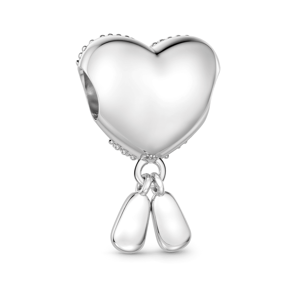 Gnoce Mother Heart with Baby Shoes Charm_5