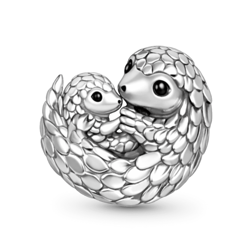 Gnoce Pangolin Embraces Baby Charm_5