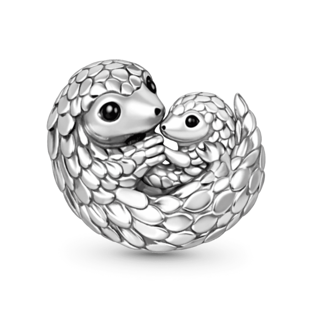 Gnoce Pangolin Embraces Baby Charm_1