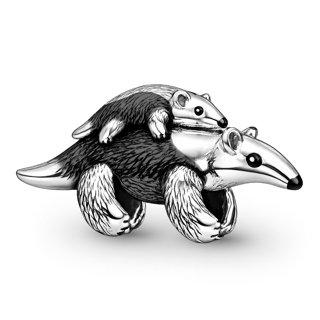 Gnoce Anteater Carrying Baby  Charm_1
