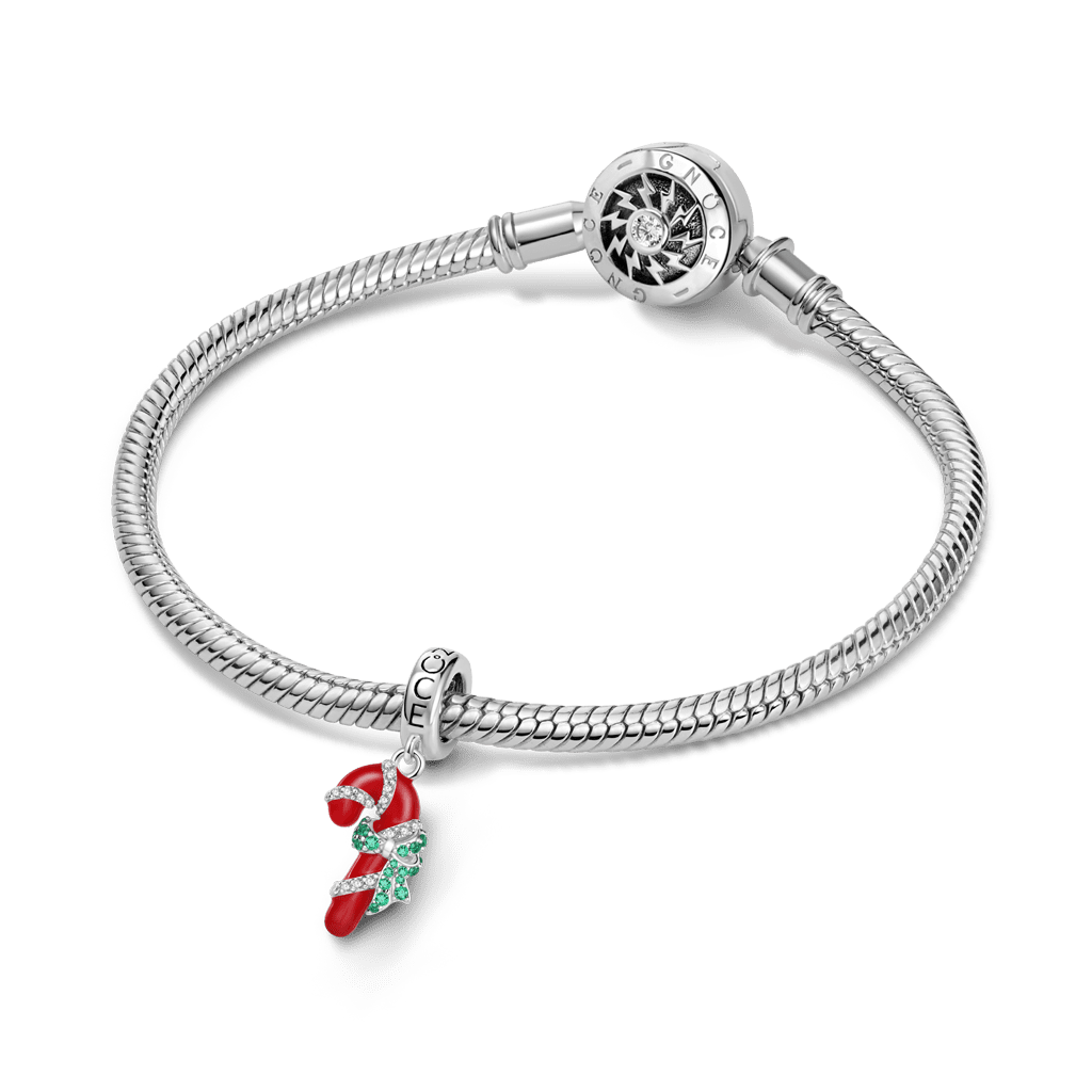 Gnoce Candy Cane Pendant Dangle Charm_3