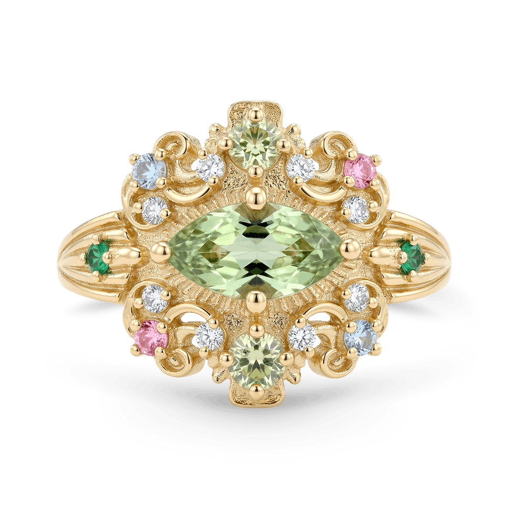 Gnoce Garden Marquise-Cut Engagement Ring_1