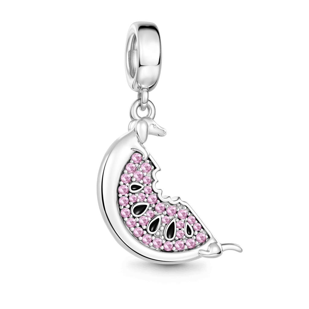 Gnoce Watermelon Slices Pendant Dangle Charm_5