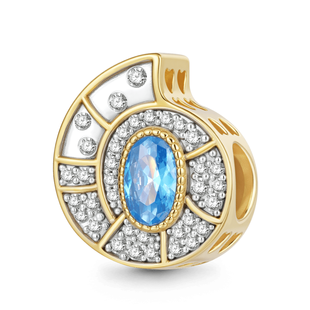 Gnoce Conch Charm Platinum-plated Silver Blend_1