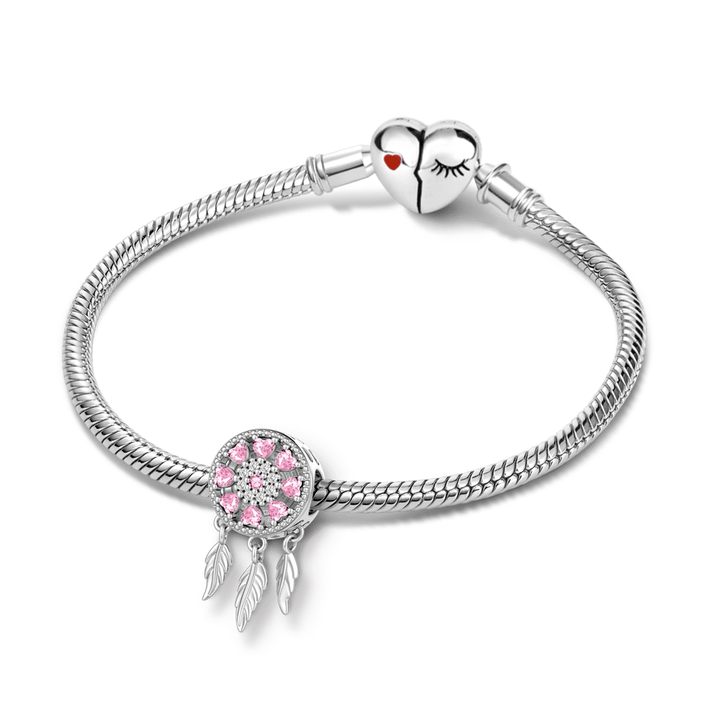 Gnoce Dreamcatcher Charm Platinum-plated Silver Blend_3