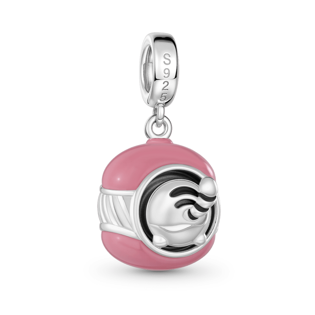 Gnoce Detachable Cat Macaron Charm Platinum-plated Silver Blend_6