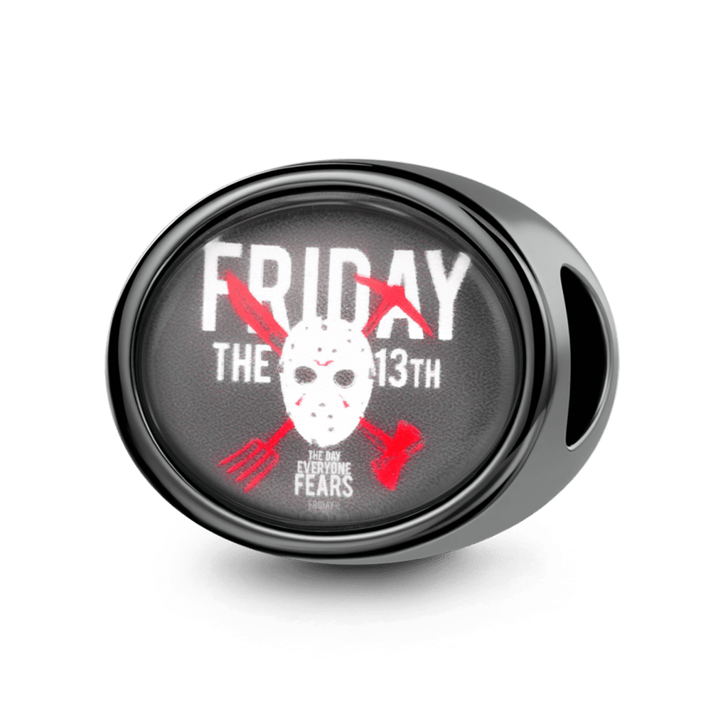 Gnoce Friday the 13th Charm Platinum-plated Silver Blend_1