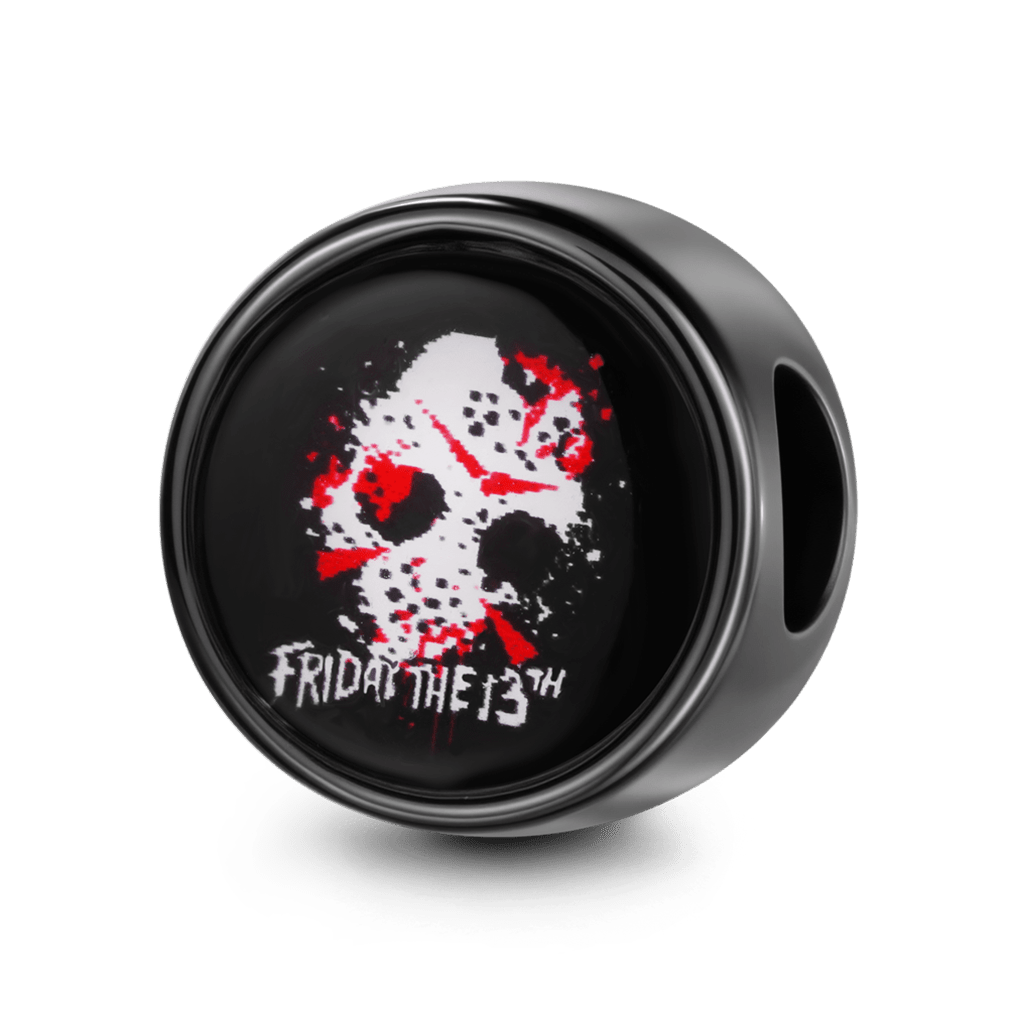 Gnoce Jason Voorhees Mask Charm Platinum-plated Silver Blend_1