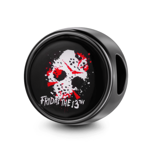 Gnoce Jason Voorhees Mask Charm Platinum-plated Silver Blend_1