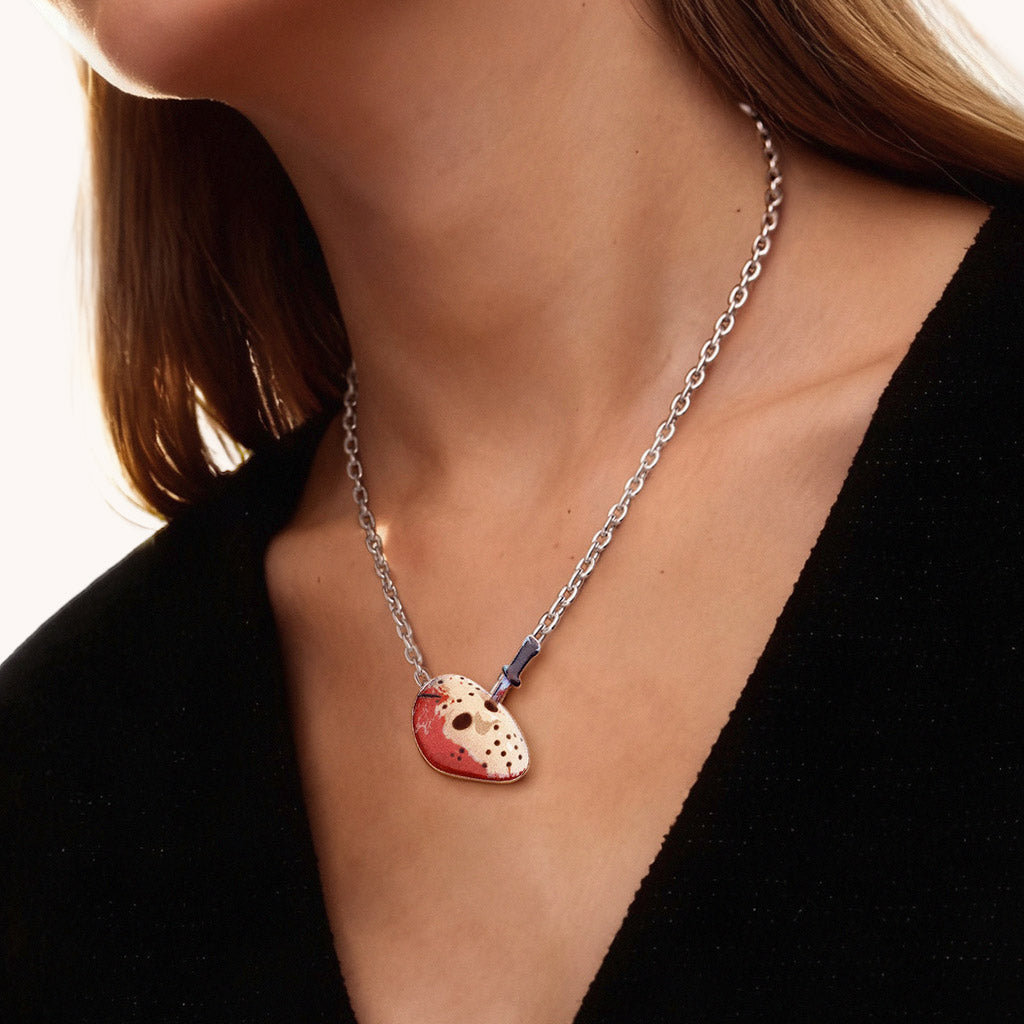 Gnoce Jason Voorhees Hockey Mask Necklace_3