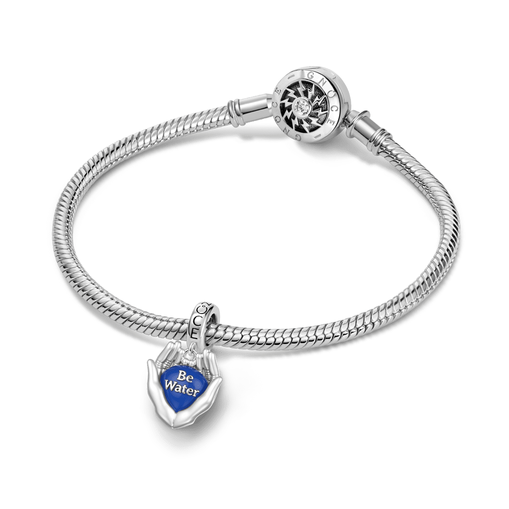 Gnoce Cupping Water Charm Platinum-plated Silver Blend_4