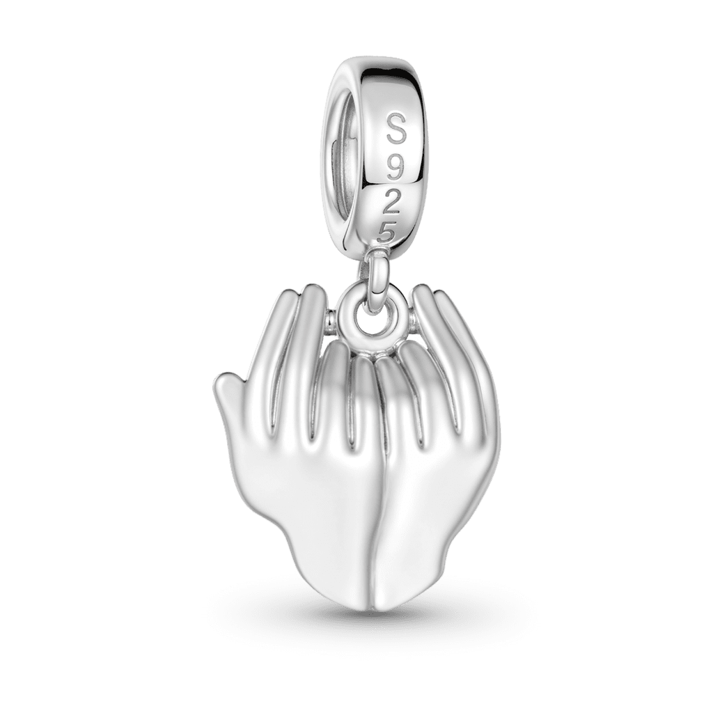 Gnoce Cupping Water Charm Platinum-plated Silver Blend_6