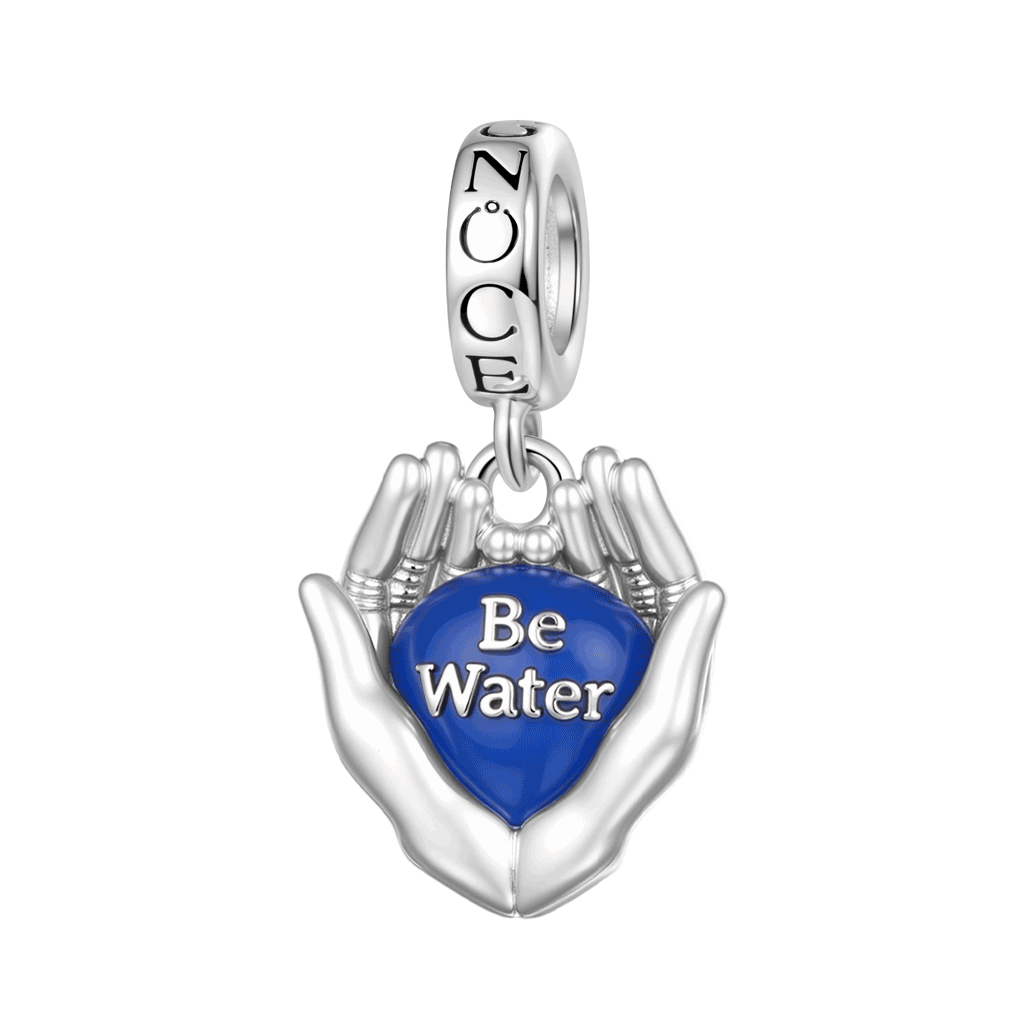Gnoce Cupping Water Charm Platinum-plated Silver Blend_2