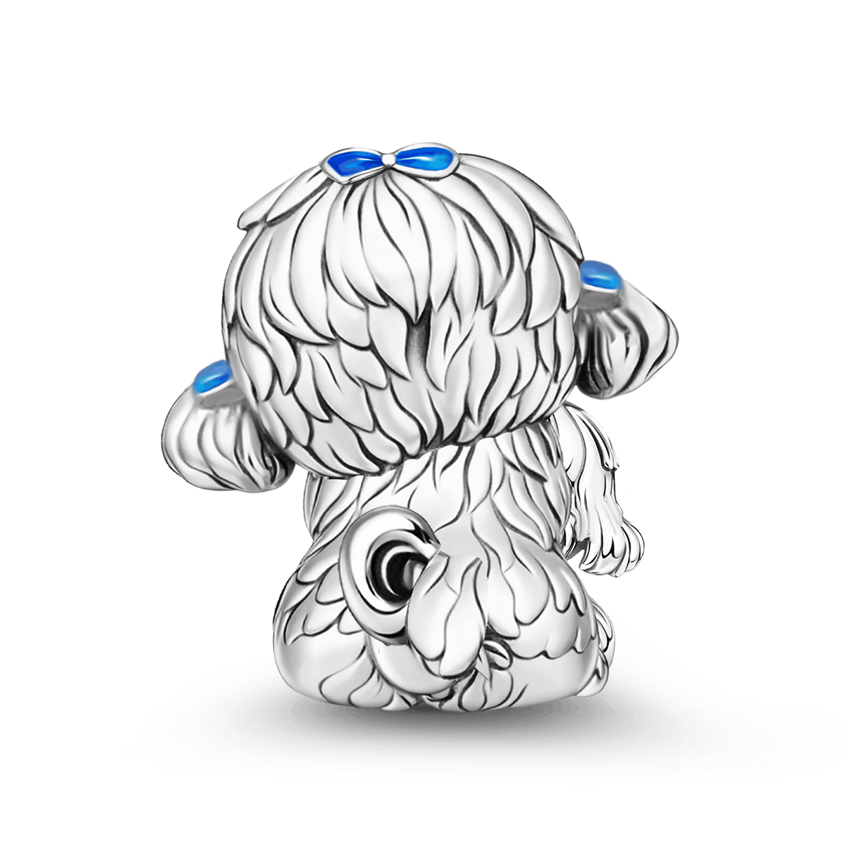 Gnoce Maltese Dog Embraces Baby Charm_5