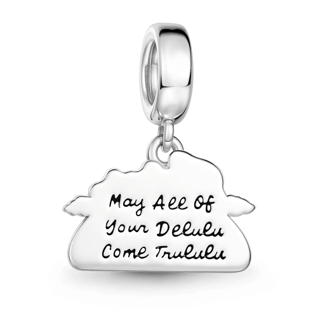 Gnoce Delulu Meter Charm Platinum-plated Silver Blend_6