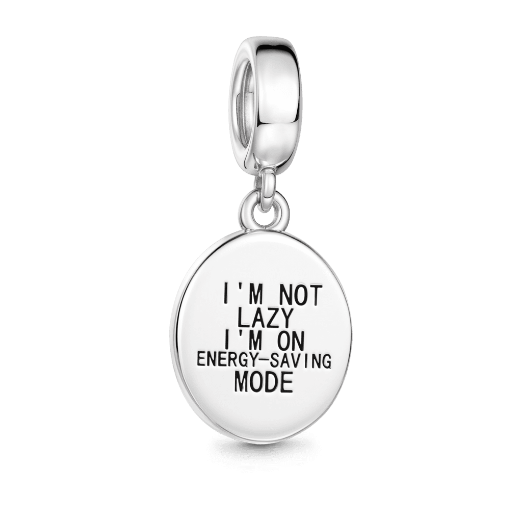 Gnoce Sloth Charm Platinum-plated Silver Blend_5
