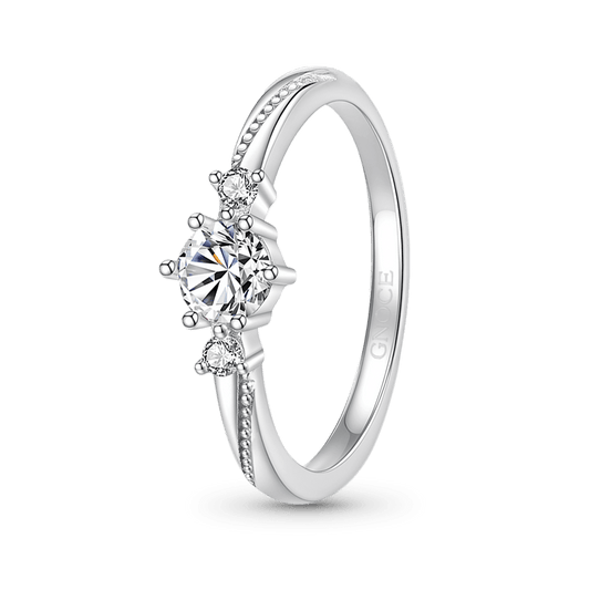 Gnoce 'Love At First Sight' Adjustable Diamond Women's Band_1